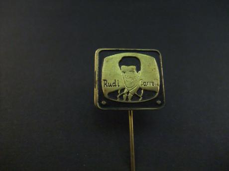 Rudi Carrell, entertainer, zanger, showmaster, filmproducent ( als tv-persoonlijkheid vooral in Duitsland zeer populair.) zwart
